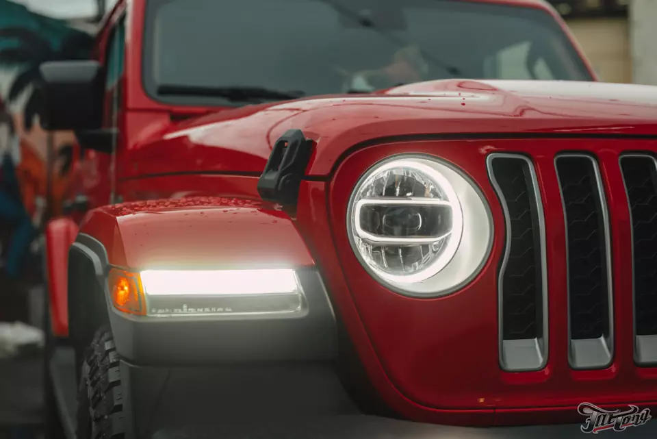 Jeep Wrangler (JL). Изготовление Halo Lights в фары!